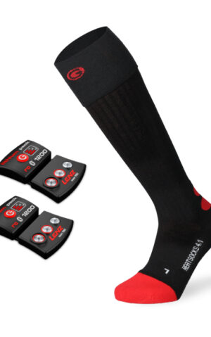 Lenz heat sock 4.1 toe cap lämpösukat + rcB 1200 akkupaketti + USB laturikaapelit  PARAS OSTOS!