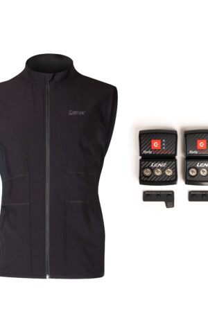 Lenz Heat vest 1.0 miesten lämpöliivi + 2000 rcB akkupari ja USB latausasema